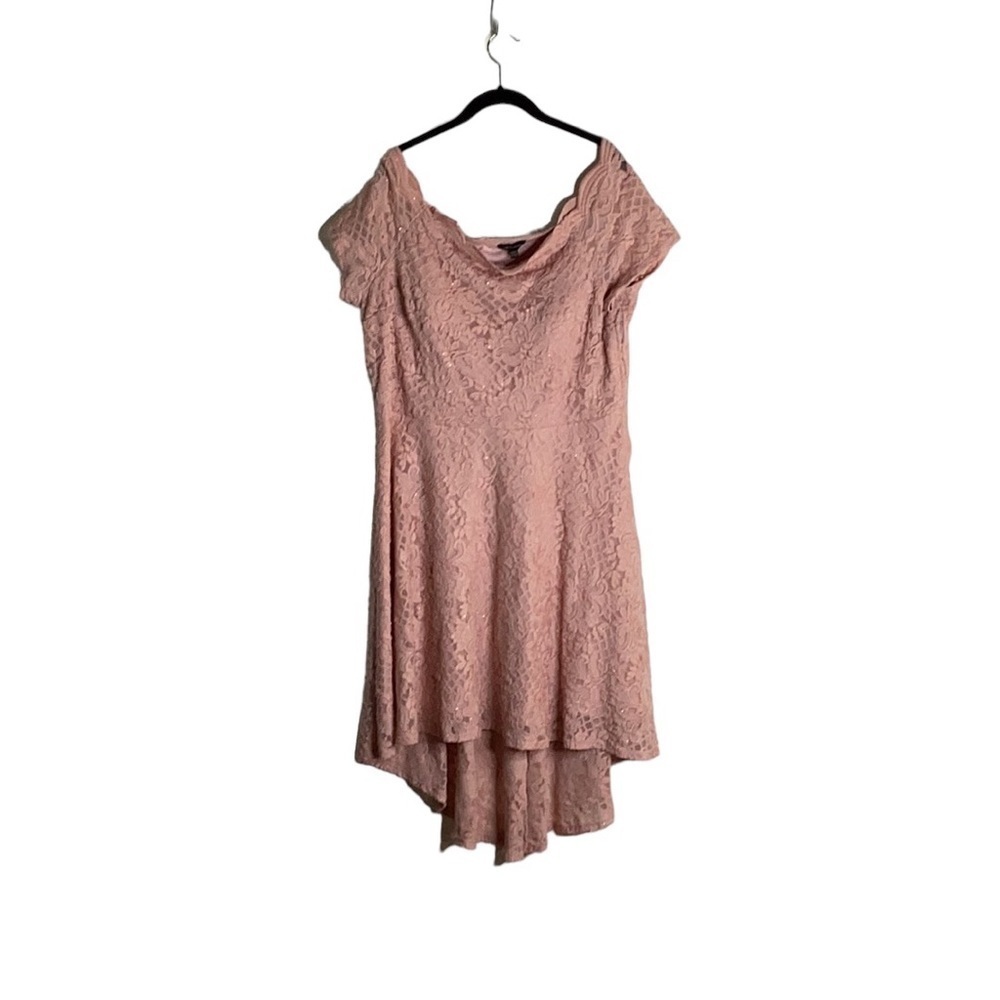 Jodi Kristopher Peach Colored Cocktail/Homecoming/Dance Dress in size 20